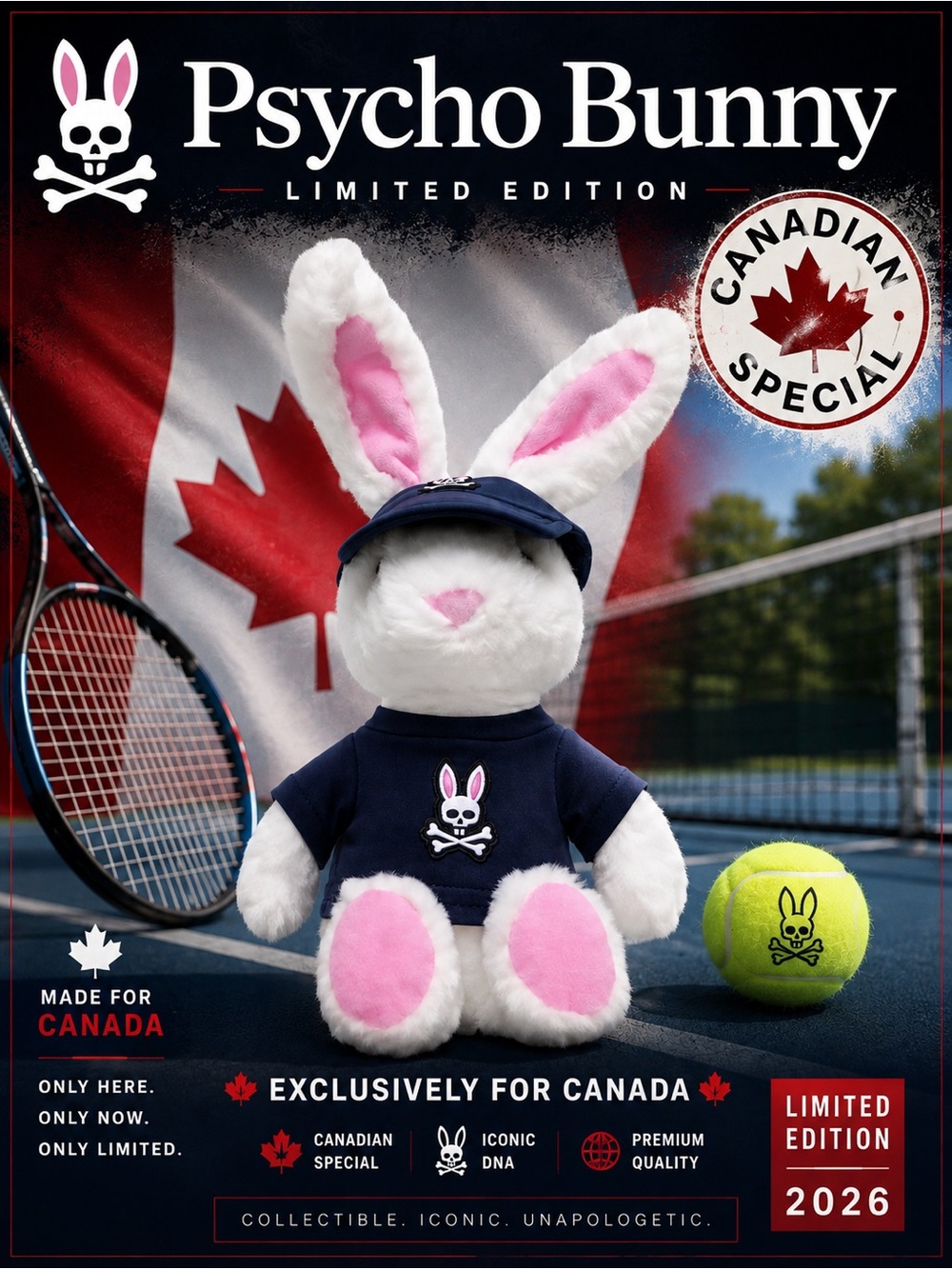 Psycho Bunny Limited Canadian Exclusive